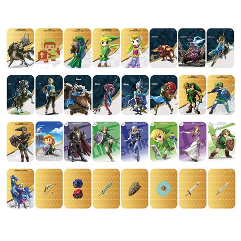 what are zelda nfc cards|zelda amiibo cards full set.